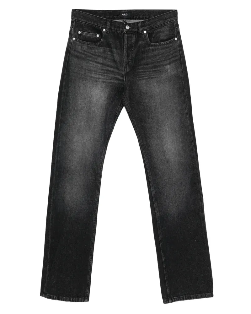 A.P.C. faded jeans - Schwarz Schwarz