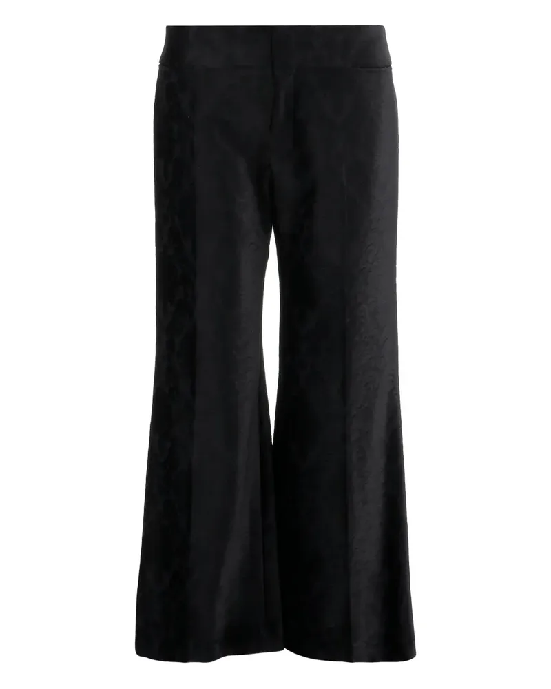 Chloé Ausgestellte Hose - Schwarz Schwarz