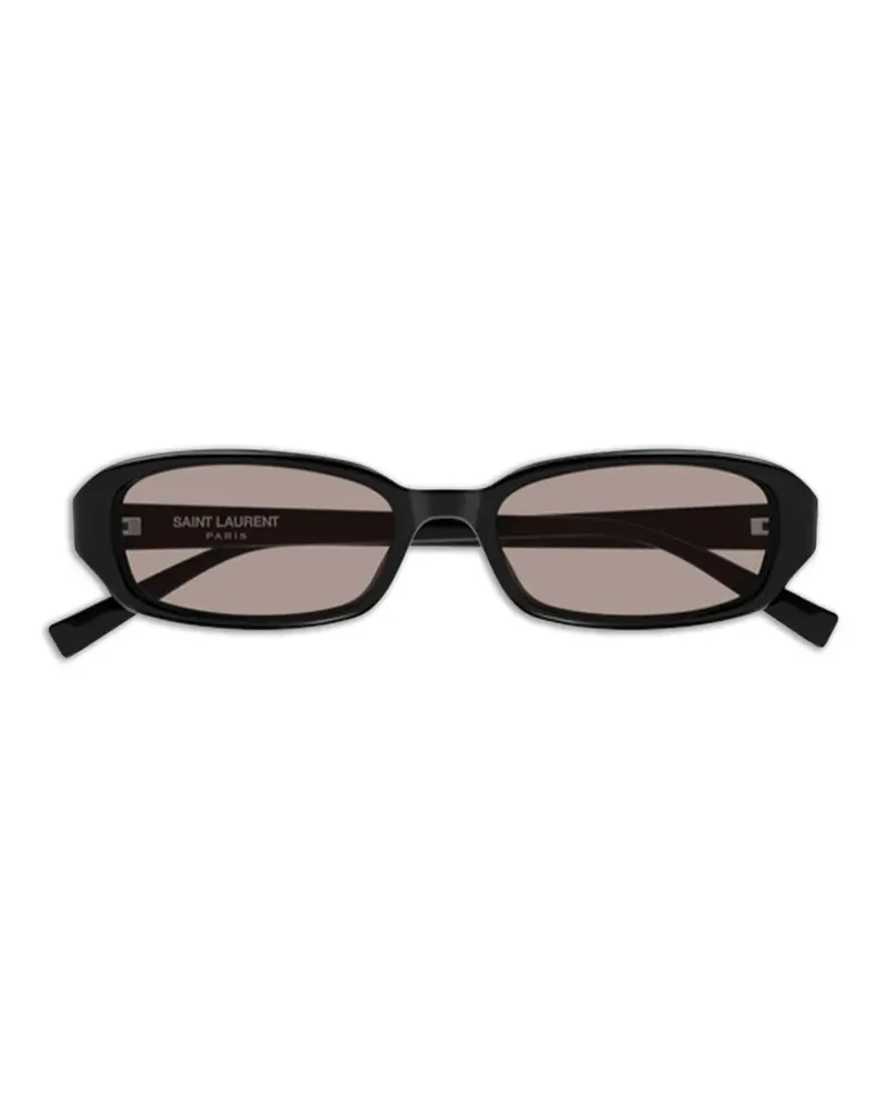Saint Laurent rectangle-frame sunglasses - Schwarz Schwarz