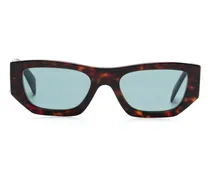 Sonnenbrille mit eckigem Gestell - Braun