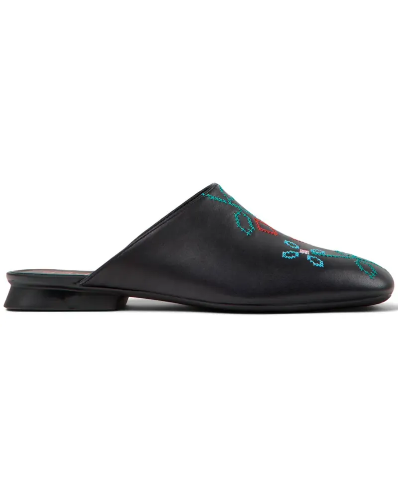 Camper x Twins Casi Myra Mules - Schwarz Schwarz
