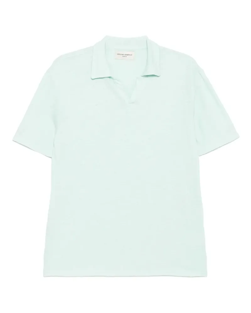 Officine Generale Simon Poloshirt - Grün Grün
