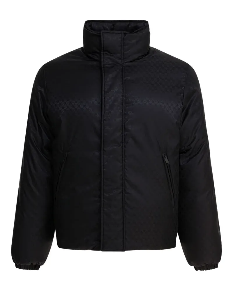 Alexander McQueen zip-up padded jacket - Schwarz Schwarz