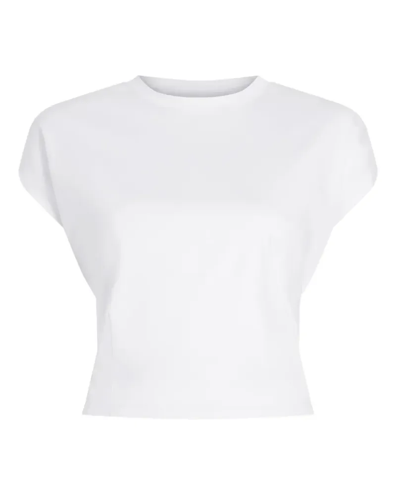 Proenza Schouler Reeva T-Shirt mit Schnürung - Weiß Weiß