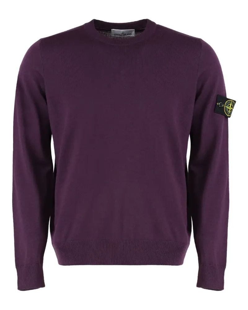 Stone Island Pullover mit rundem Ausschnitt - Violett Violett