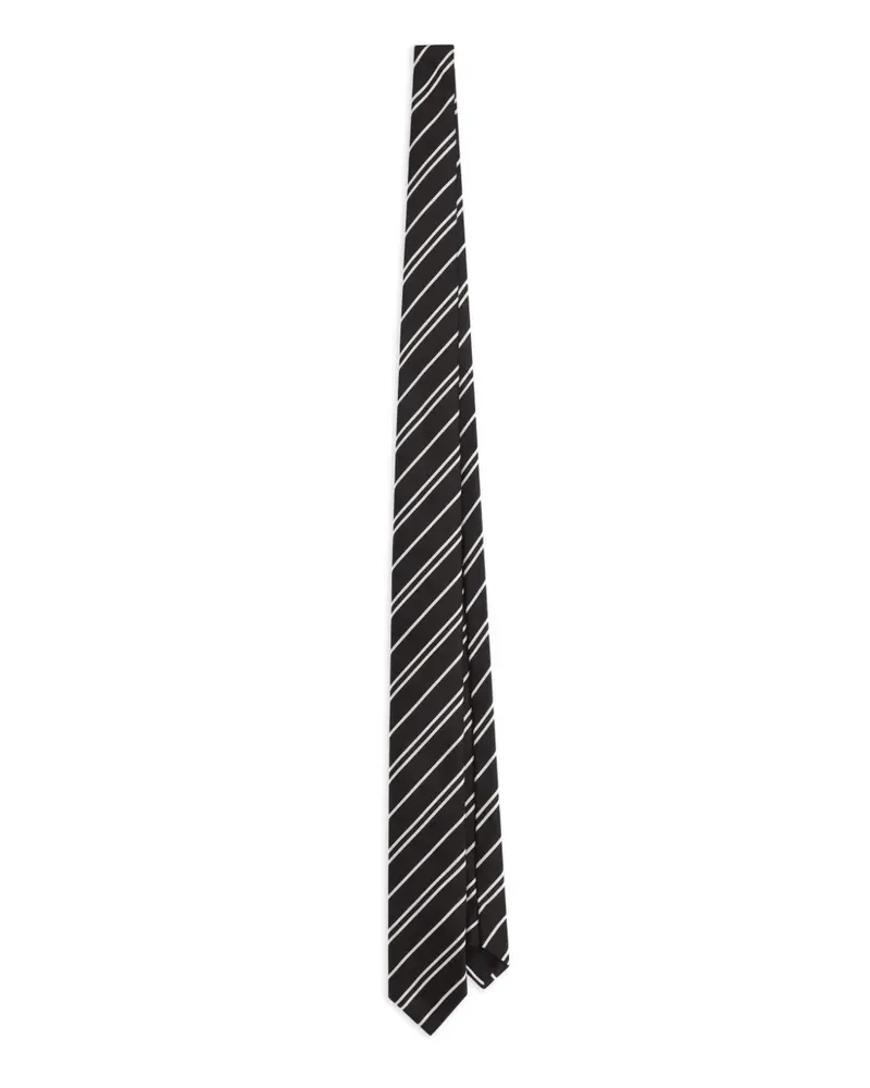 Dolce & Gabbana Krawatte aus Seide - Schwarz Schwarz