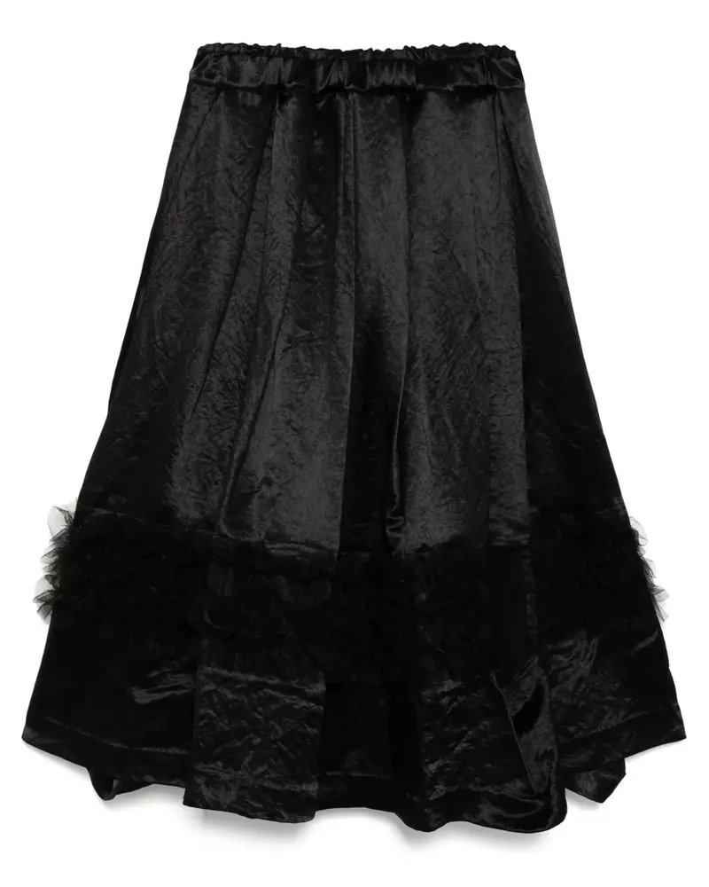 Comme des Garçons A-Linien-Form - Schwarz Schwarz