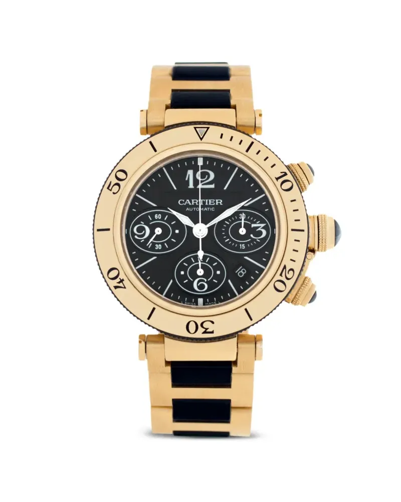 Cartier Pre-owned Pasha Seatimer Chronograph 42mm - Schwarz Schwarz
