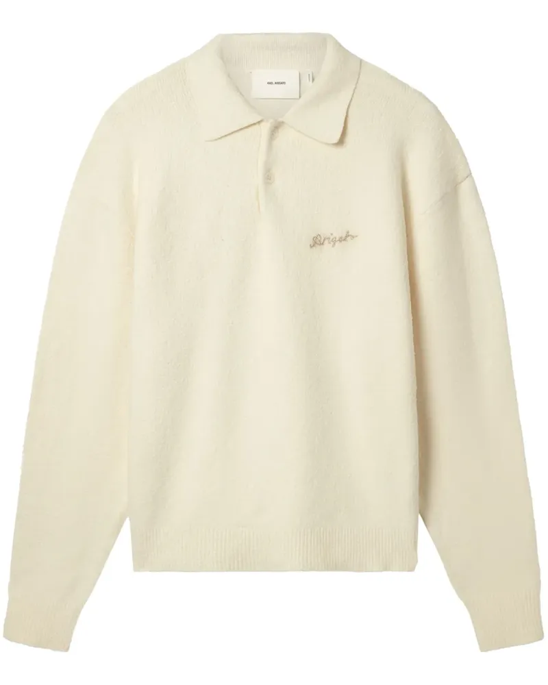 Axel Arigato Poloshirt mit Logo-Stickerei - Nude Nude