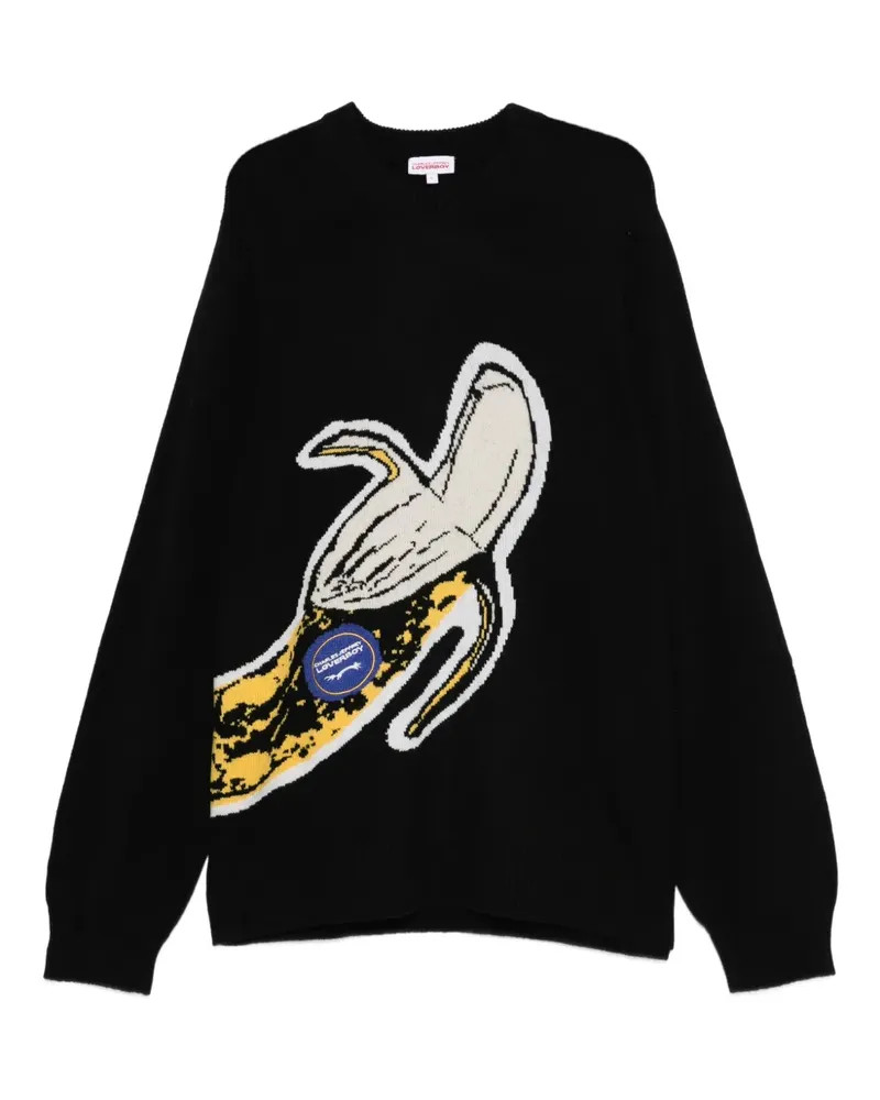 Charles Jeffrey Loverboy Pullover aus Intarsien-Strick - Schwarz Schwarz