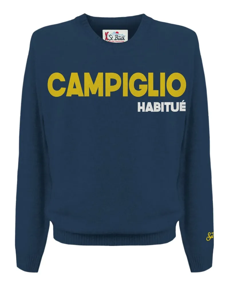 MC2 Saint Barth Pullover mit Rundhalsausschnitt - Blau Blau