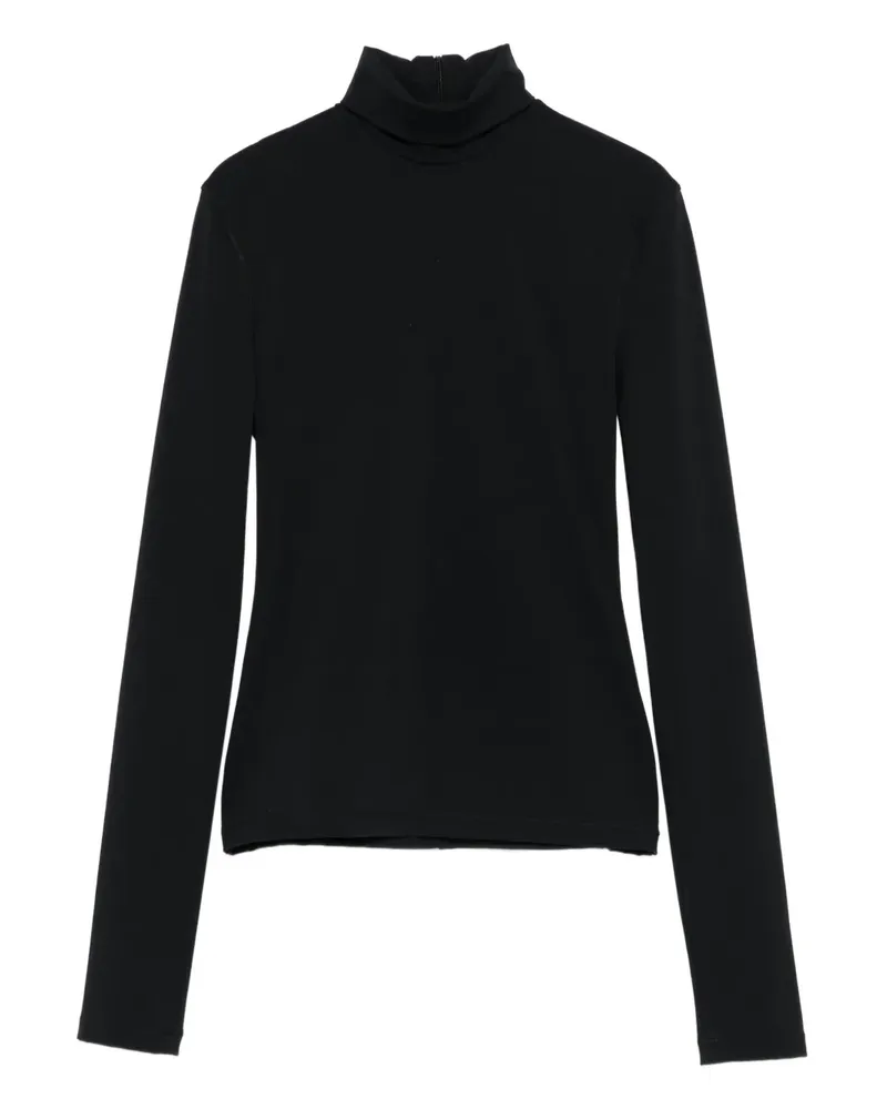 Nanushka Oberteil mit Rollkragen - Schwarz Schwarz