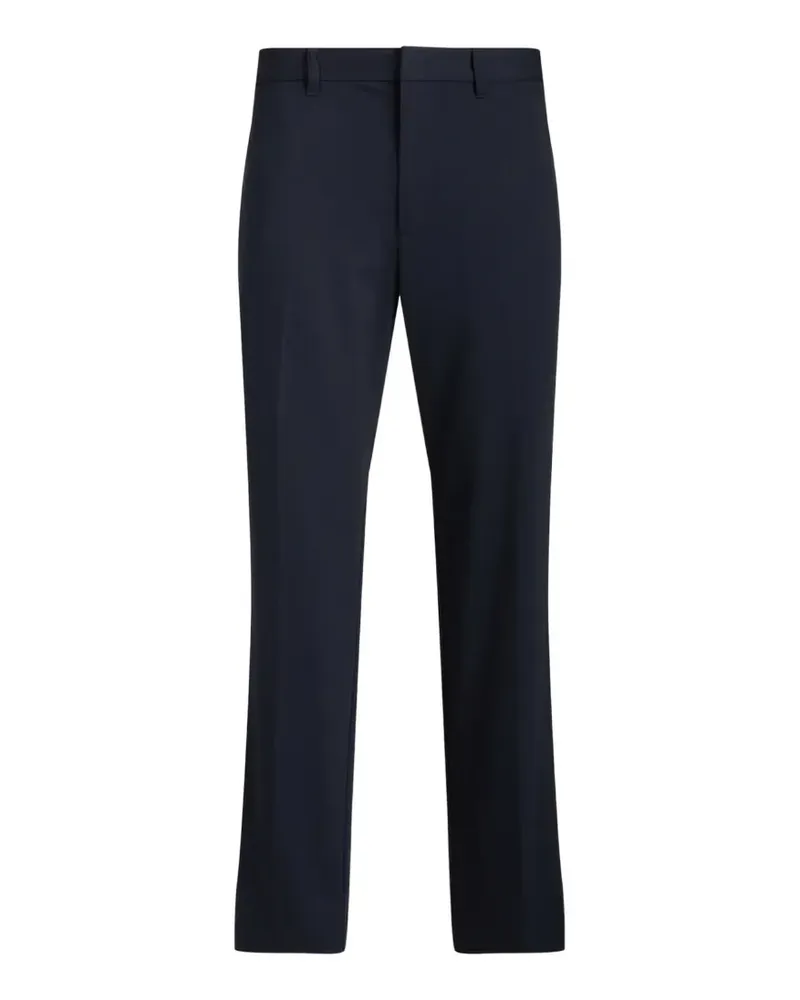 Emporio Armani belt-loop tailored trousers - Blau Blau