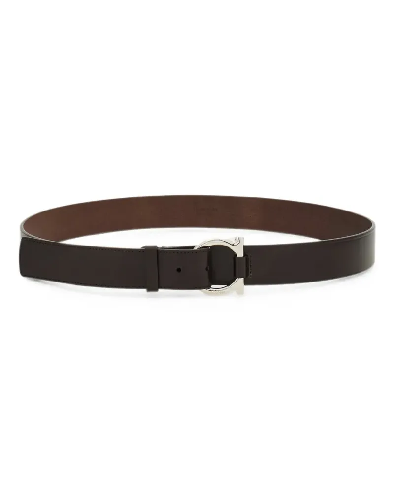 Ferragamo Gancini buckle belt - Braun Braun
