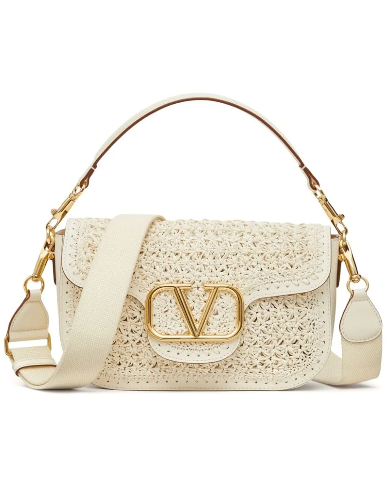 Valentino Garavani Gewebte Alltime Schultertasche - Nude Nude