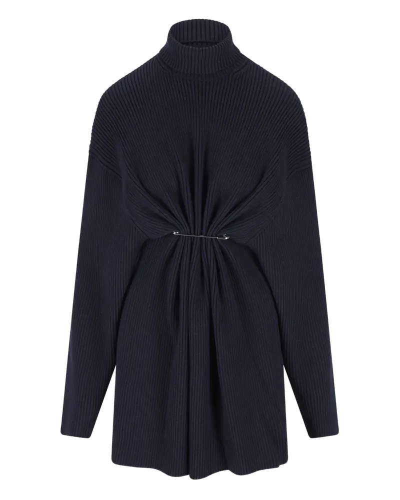 Balenciaga Safety Pin Minikleid - Blau Blau