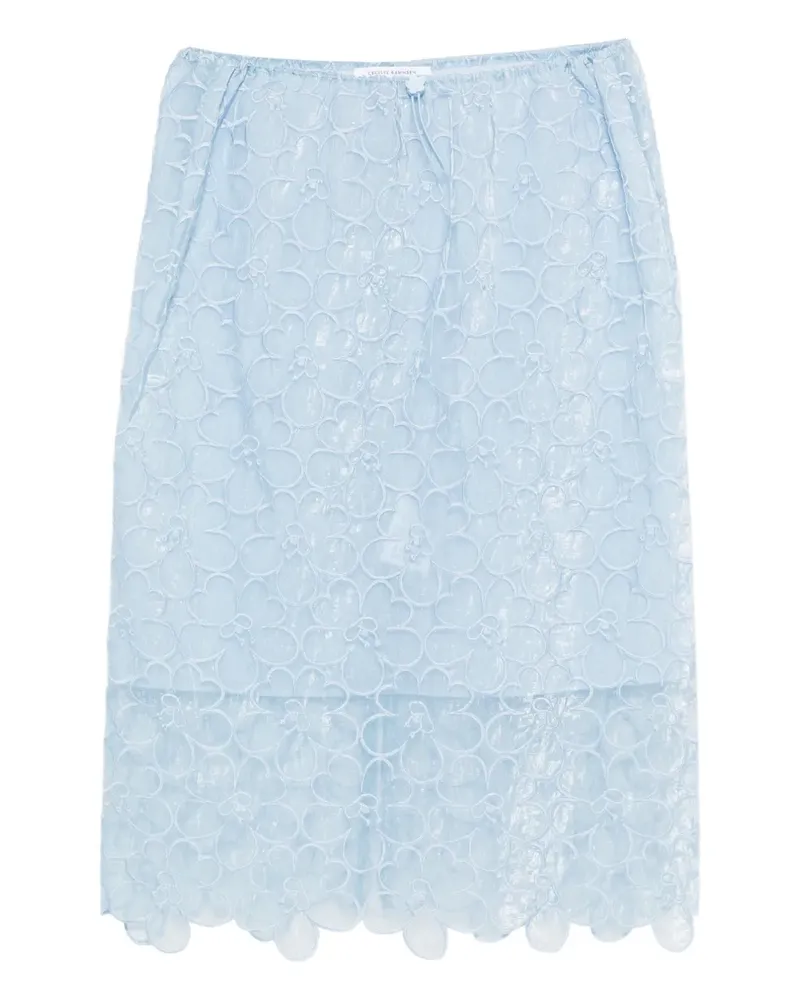 Cecilie Bahnsen Bria midi skirt - Blau Blau