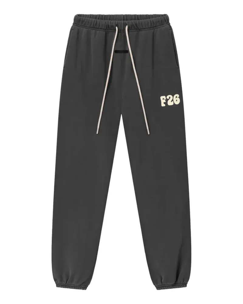 Fear of God logo-print drawstring track pants - Grau Grau