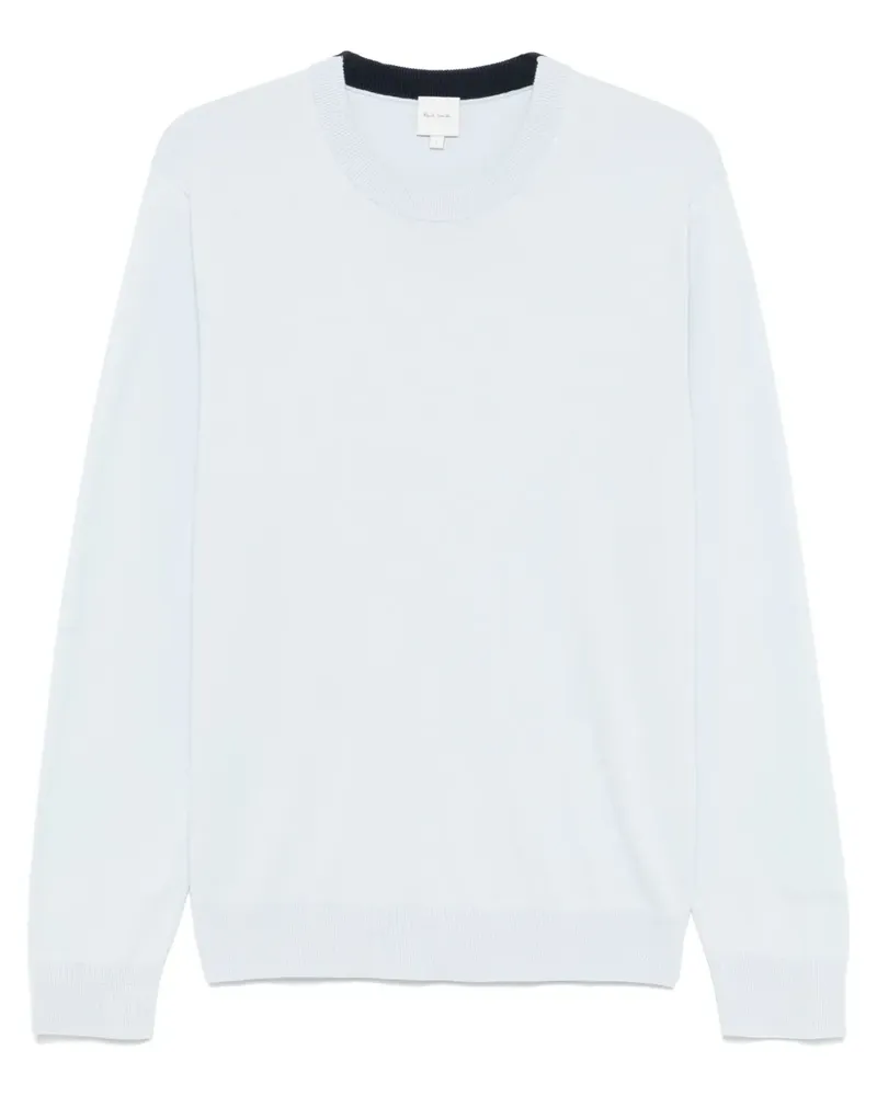 Paul Smith Gestrickter Pullover aus Bio-Baumwolle - Blau Blau