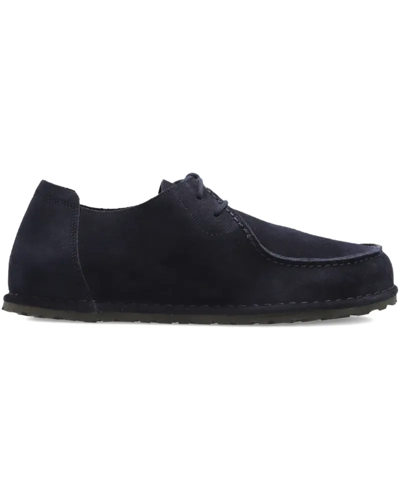 Birkenstock Utti lace-up suede loafers - Blau Blau