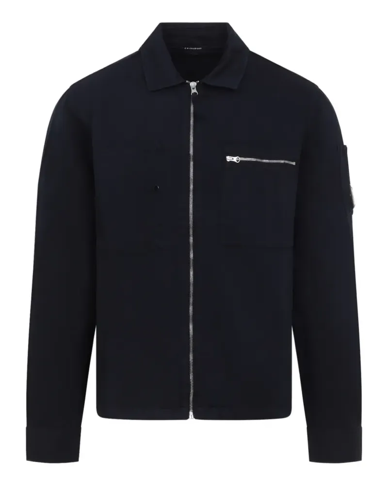 C.P. Company zip-up shirt - Blau Blau