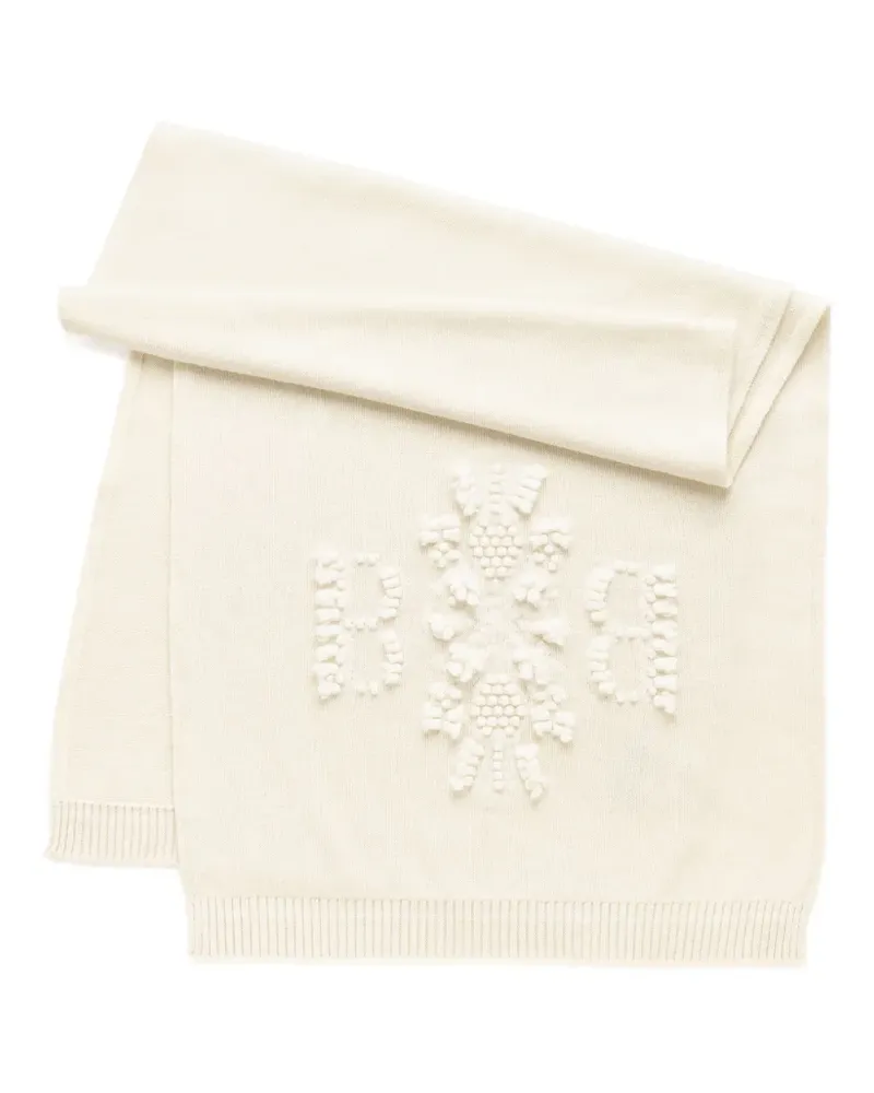 Barrie Kaschmirschal mit 3D-Logo - Nude Nude