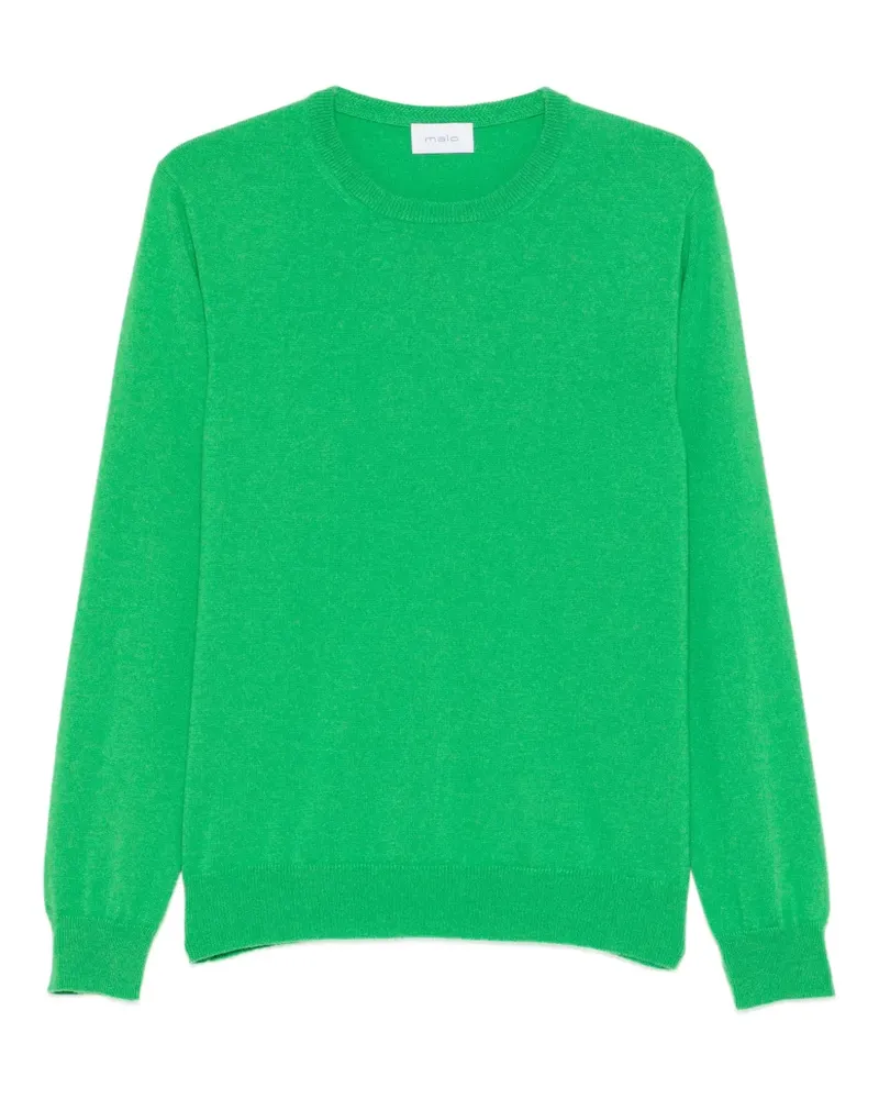 Malo Strickpullover aus Kaschmir - Grün Grün