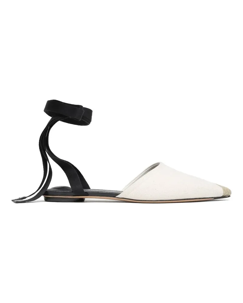 Jacquemus Sandalen mit Schleifenverschluss - Nude Nude
