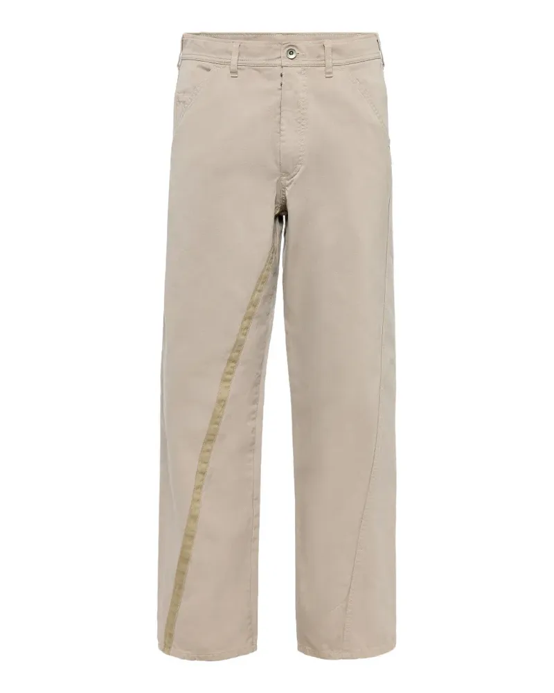 Maison Margiela Straight-Leg-Hose mit verdrehter Naht - Nude Nude
