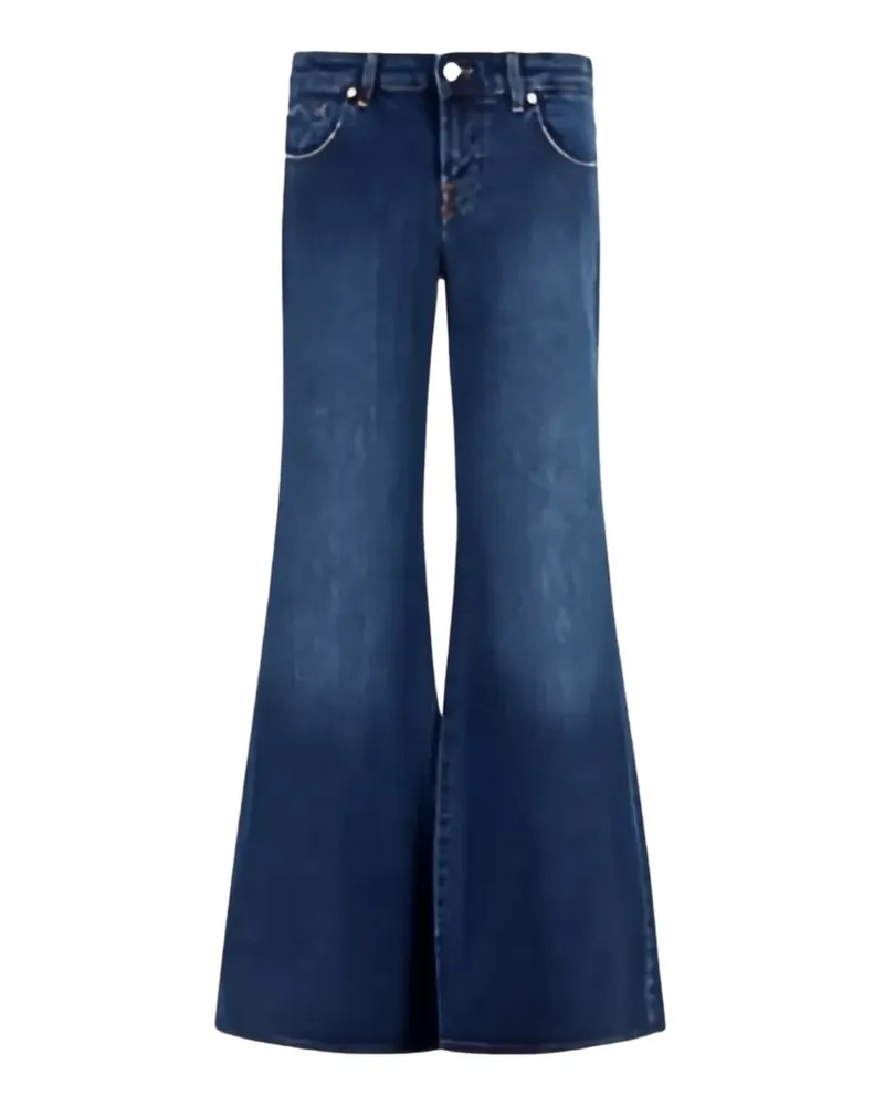 7 for all mankind low-rise flared jeans - Blau Blau