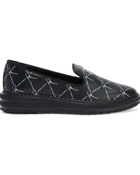 Giuseppe Zanotti Loafer mit Logo Schwarz