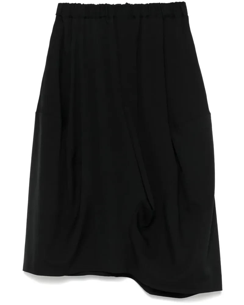 Comme des Garçons Shorts aus Twill - Schwarz Schwarz