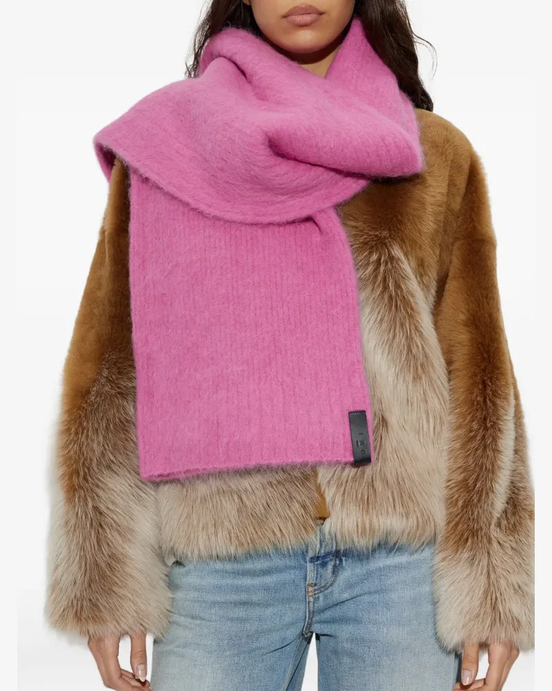 IRO Flowy alpaca-blend scarf - Rosa Rosa