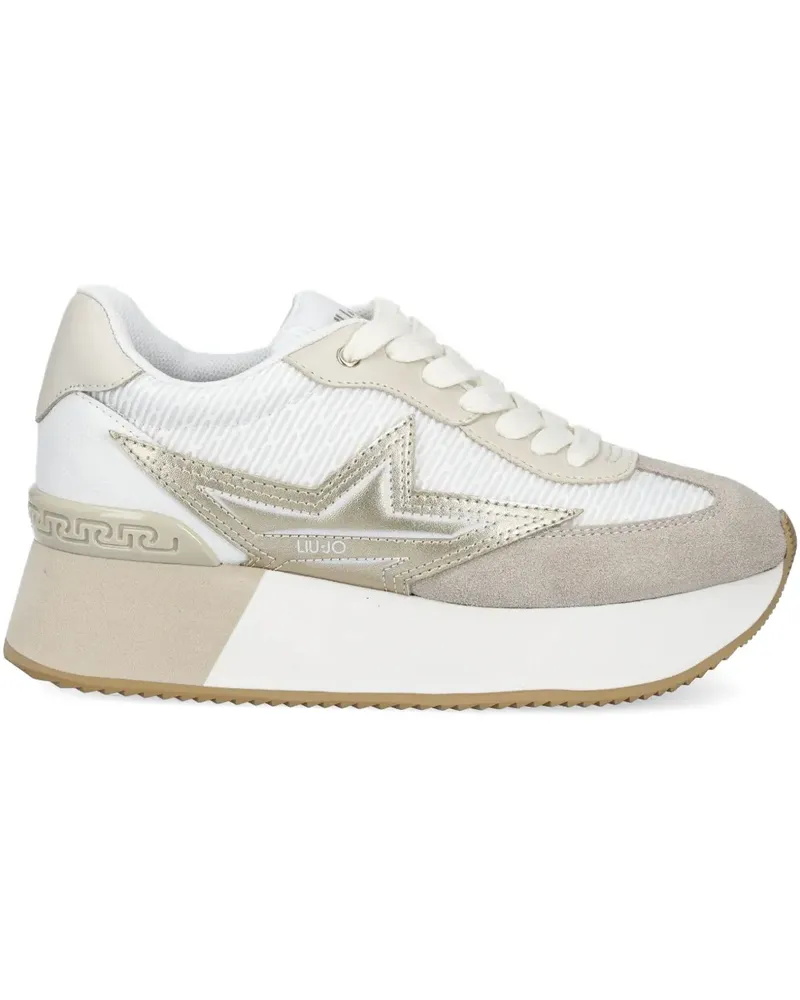 Liu Jo Sneakers mit strukturierten Einsätzen - Weiß Weiß