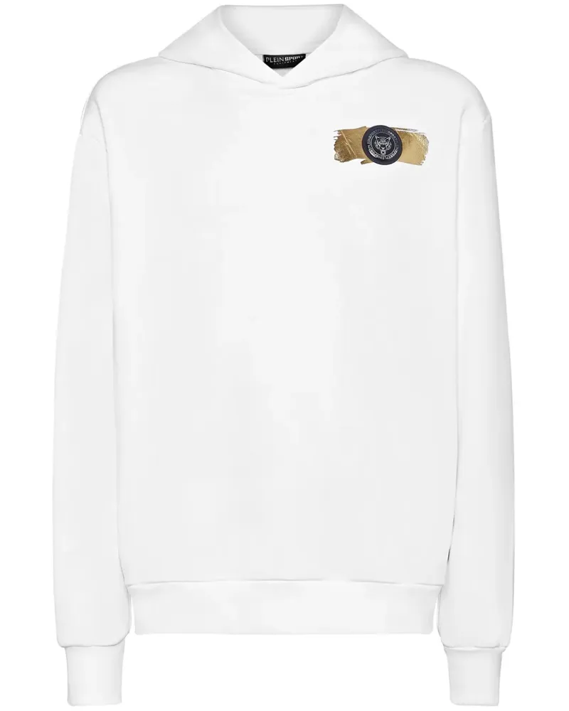 Philipp Plein Hoodie mit Logo-Print - Weiß Weiß