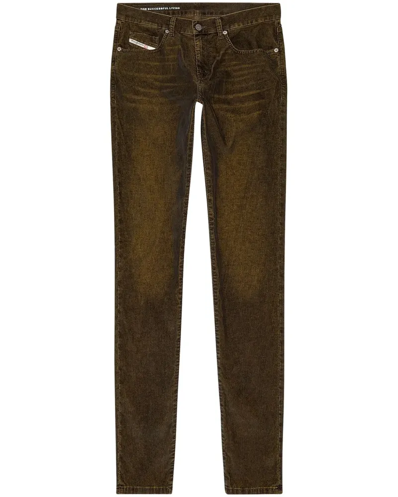 Diesel D-Strukt Jeans mit Stone-Wash-Optik - Braun Braun