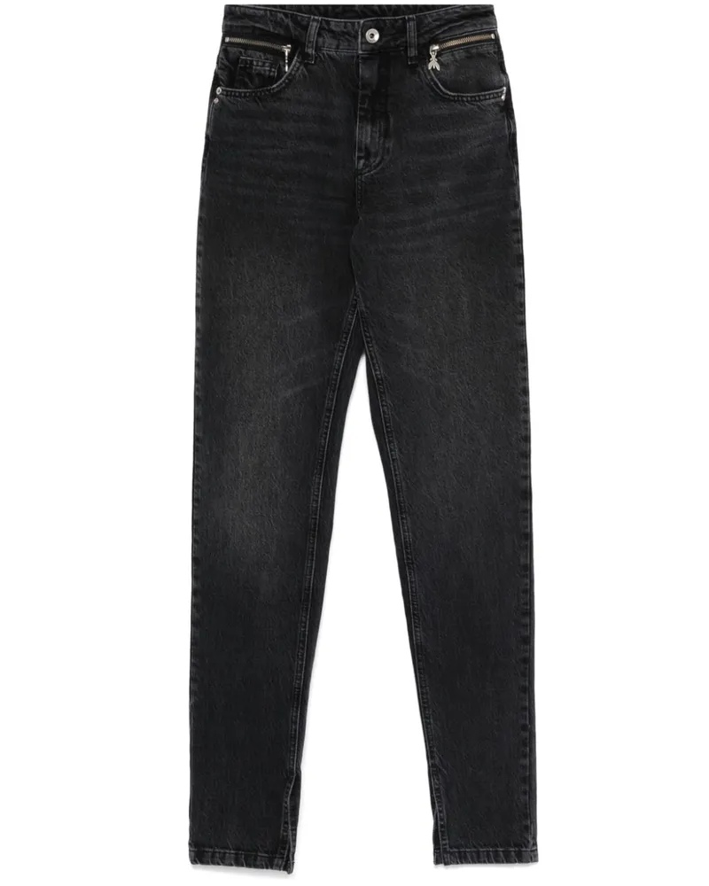 Patrizia Pepe Jeans mit Fly-Motiv - Schwarz Schwarz