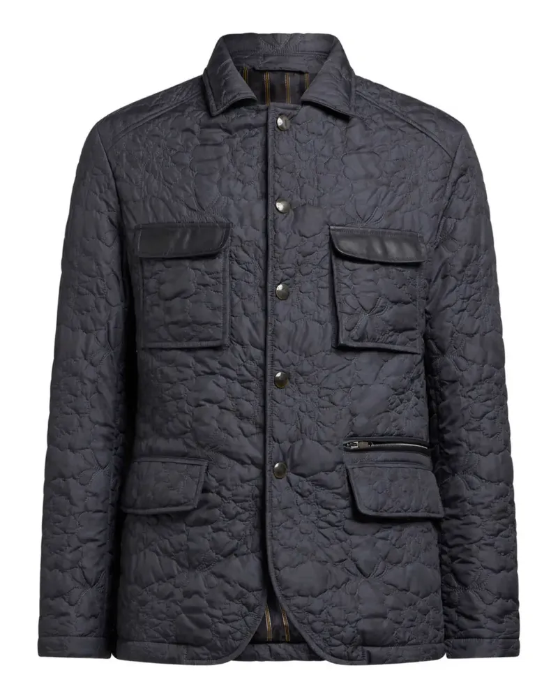 Etro Gesteppte Jacke - Grau Grau