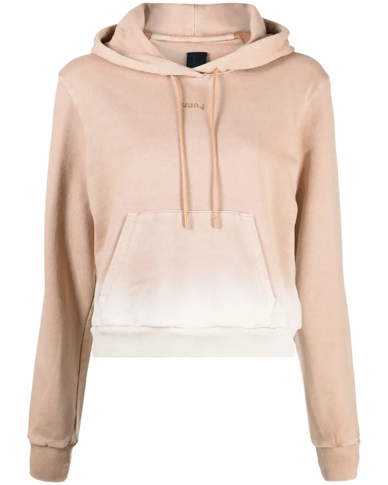 JUUN.J Hoodie mit Logo-Stickerei - Braun Braun