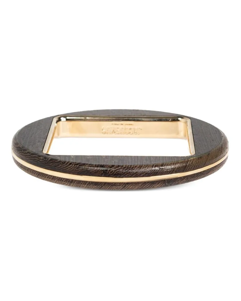 Jacquemus Le Bracelet Rond Armreif Braun