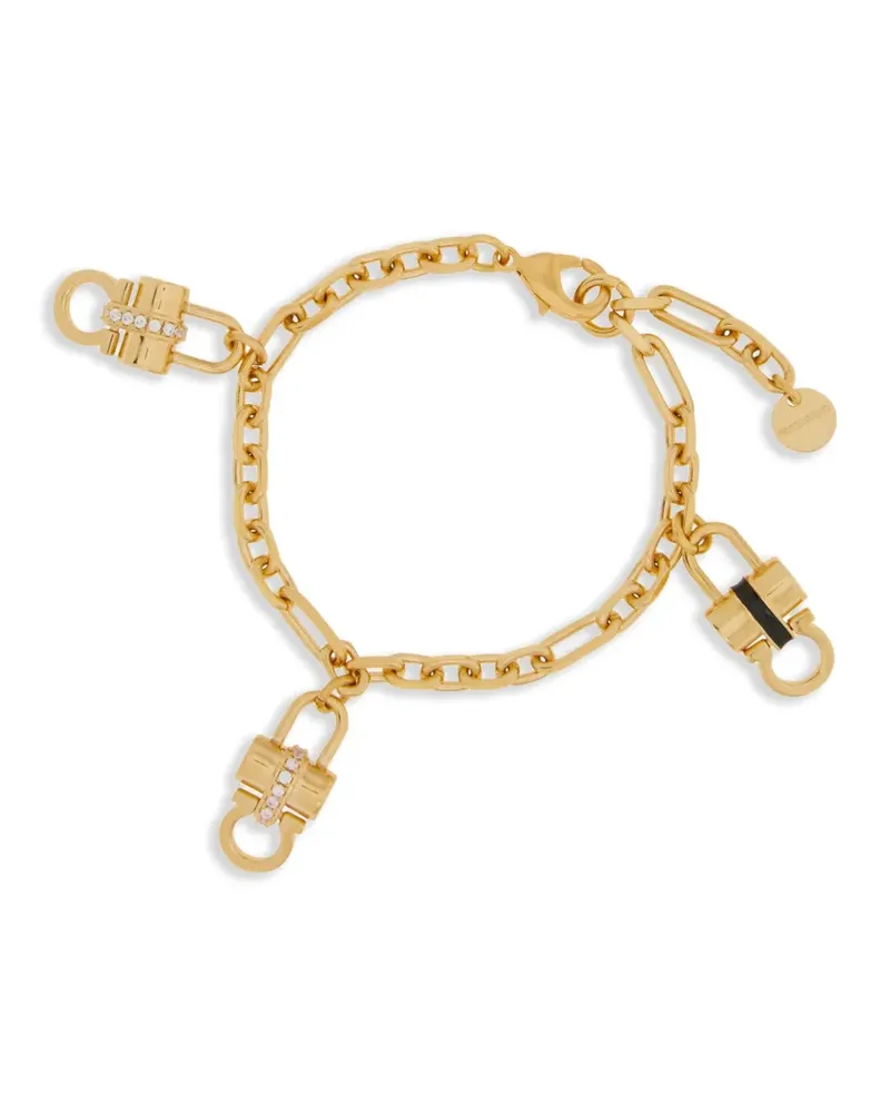 Ferragamo Padlock Armband mit Anhänger - Gold Gold