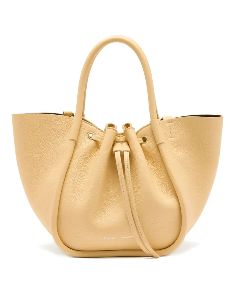 Proenza Schouler Kleine Handtasche mit Raffung - Gelb Gelb