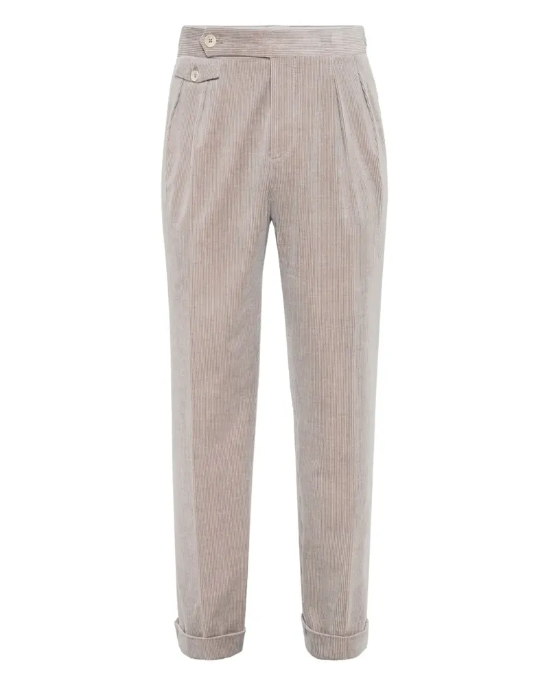 Brunello Cucinelli Karierte Hose - Nude Nude
