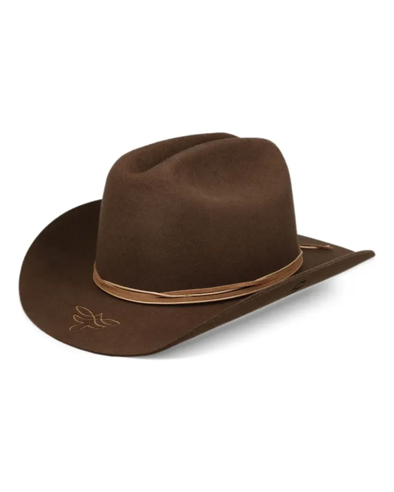 Stetson Lenvore Western-Hut aus Wollfilz - Braun Braun