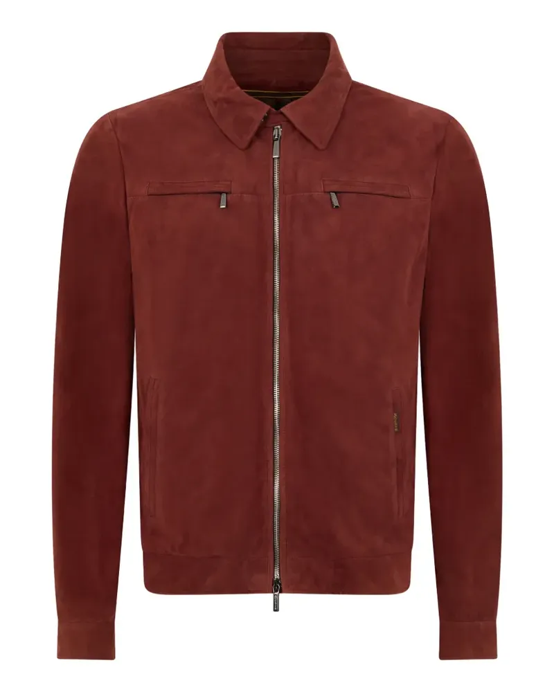 MOORER Jacke mit Reißverschluss - Braun Braun