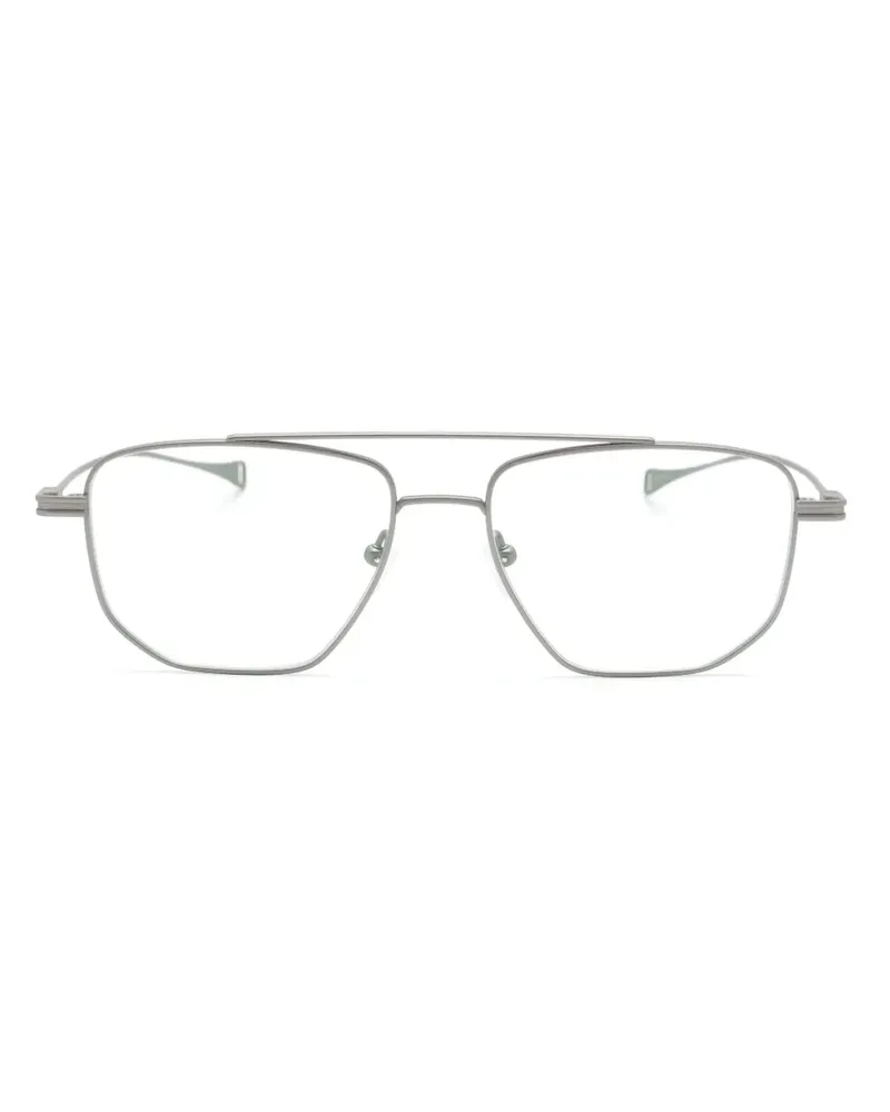 DITA Matte Pilotenbrille - Grau Grau
