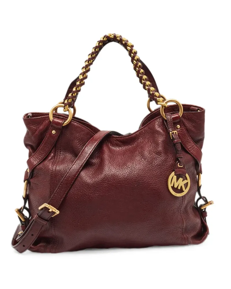 Michael Kors Tristan braided-handle tote bag - Rot Rot