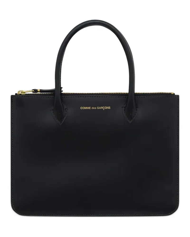 Comme des Garçons Tote Bag mit Reißverschluss - Schwarz Schwarz