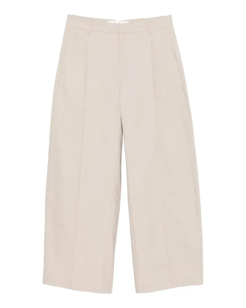 Séfr Otto pressed-crease trousers - Nude Nude