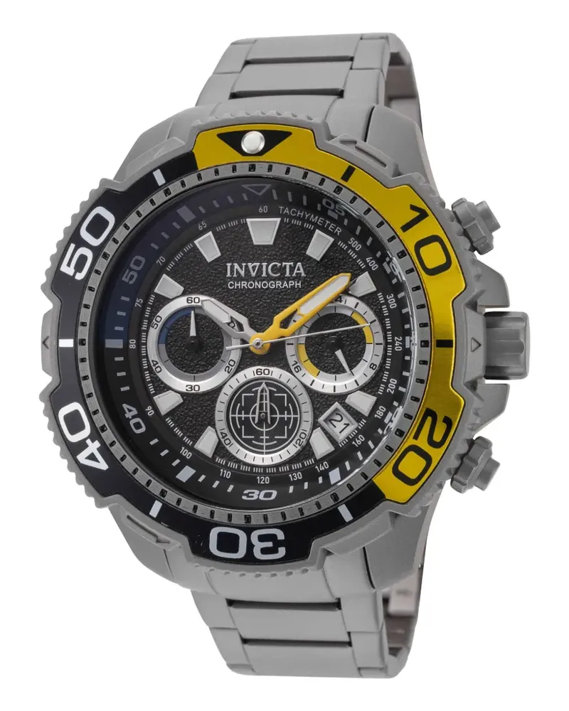 Invicta TI-22 48mm Chronograph mit Quarzwerk - Schwarz Schwarz